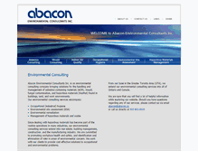 Tablet Screenshot of abacon.ca